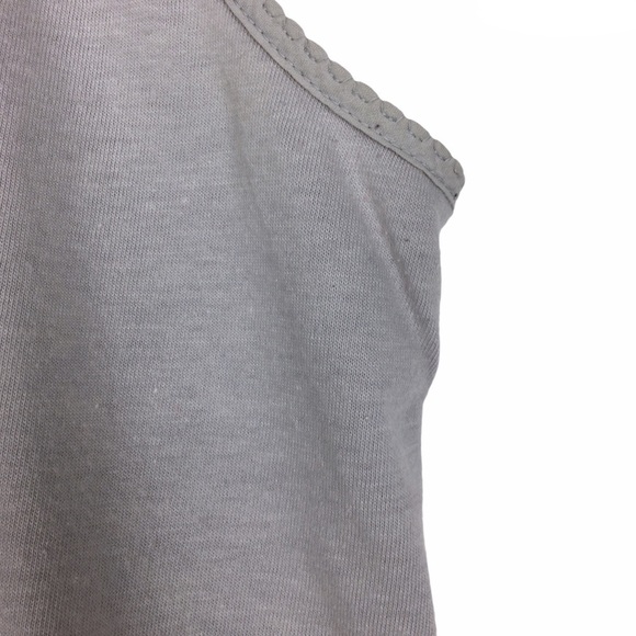 ABERCROMBIE & FITCH Tank Top Lace Rhinestones Floral Flowers Stretch Y2K Small - Picture 8 of 10